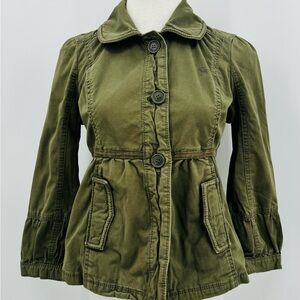 Abercrombie & Fitch Army Green Jacket, S